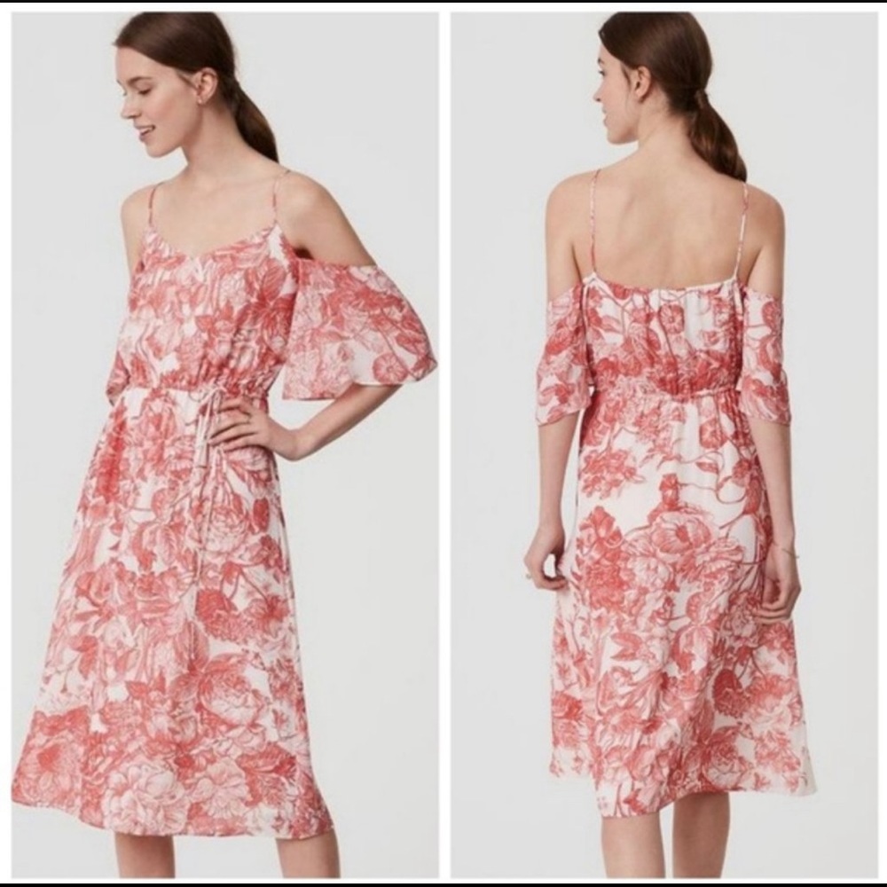 Loft Botanical Toile Dress